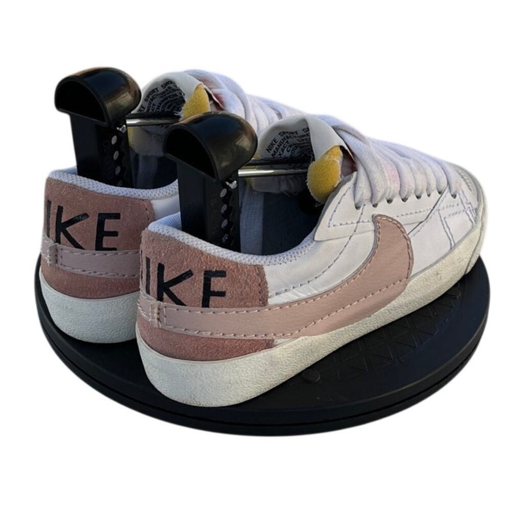 Womens Nike Blazer Low 77 Jumbo DQ1470-102 Leather Athletic Sneaker SZ 6 White - Picture 4 of 6